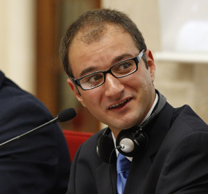 Il moderatore del primo Pannel del Meeting