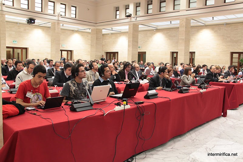 La sala del Meeting