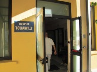 L'ingresso dell'hospice