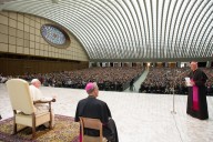 I circa 3.500 fedeli che hanno assistito all'udienza generale