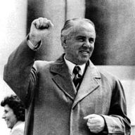 Enver Hoxha, dittatore albanese al potere dal 1944 al 1985