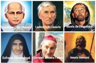 I sei santi canonizzati da Papa Francesco