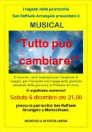 Il manifesto del musical a San Raffaele Arcangelo