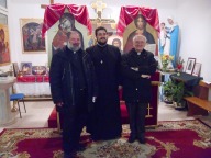 Padre Iarca Alin con don Emilio Lonzi e don Achille Vilanucci