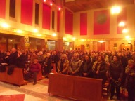 I rappresentanti delle aggregazioni laicali diocesane, presenti nella chiesa dello Spirito Santo