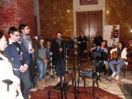 La band musicale della parrocchia di San Gabriele dell'Addolorata in Pescara
