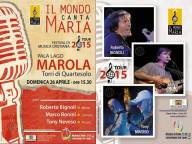 Il manifesto della prima tappa del tour con Tony Nevoso