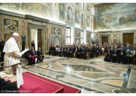 Papa Francesco riceve i delegati Fao nella Sala Clementina