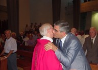 Il presidente della Regione Abruzzo Luciano D‘Alfonso, porge gli auguri a mons. Amadio