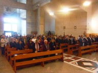 I fedeli intervenuti al Santuario