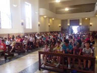 I ragazzi partecipanti alla festa