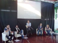 Il palco dei relatori