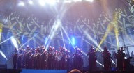 L'esibizione della Fanfara dei Carabinieri