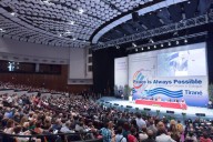 I 400 leader religiosi, culturali e politici intervenuti all'incontro internazionale di Tirana