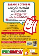La locandina ufficiale con tutte le informazioni per donare