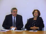 Cesare Zucconi, segretario Comunità di Sant'Egidio, e Maria Claudia Di Paolo, Provveditore Abruzzo-Molise