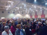 Il migliaio di partecipanti al Convegno regionale di Rinnovamento nello Spirito
