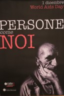 La locandina ufficiale della Giornata mondiale dell'Aids