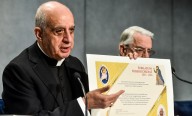 Monsignor Rino Fisichella, presidente del Pontificio Consiglio per la nuova evangelizzazione, presenta le ultime novità del Giubileo