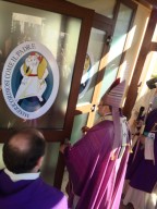 L'apertura della Porta santa nella Cittadella dell'accoglienza Giovanni Paolo II