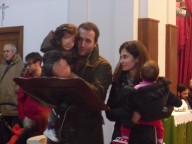 David e Bianca con le loro figlie