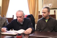 L'assessore Giuliano Diodati con don Cristiano Marcucci