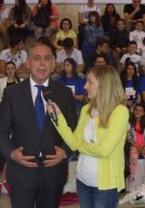 Giovanni Legnini, vice presidente del Csm intervistato, in diretta, dal Tg1