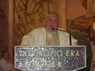 don Tonino, rettore del santuario