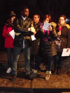 A sinistra il giovane Amadù