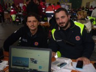 Matteo Re e Andrea Gallerati, funzionari della Protezione civile regionale