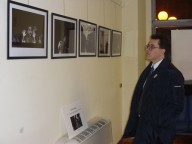 Antonio Blasioli, presidente del Consiglio Comunale di Pescara, visita la mostra