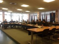 La seduta della Commissione urbanistica alla presenza dell'arcivescovo Valentinetti