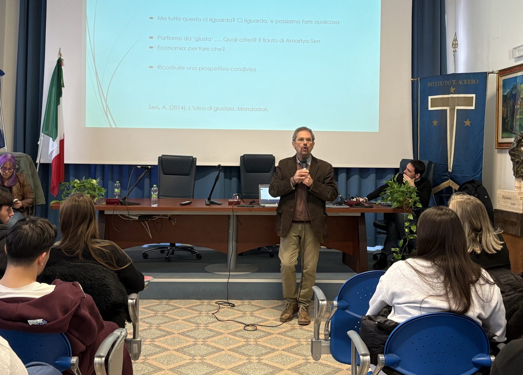 massimo pallottino al Tito acerbo di pescara